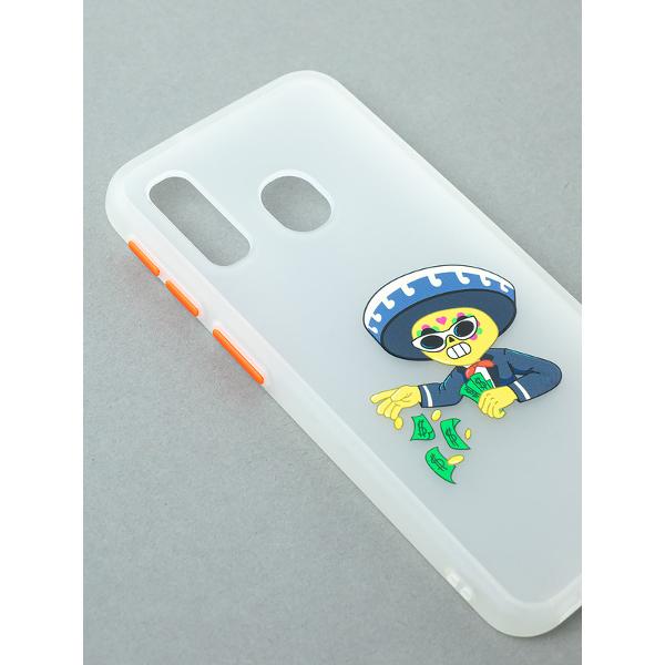 Чехол Эщкере Samsung Galaxy A40 с Поко, прозрачный