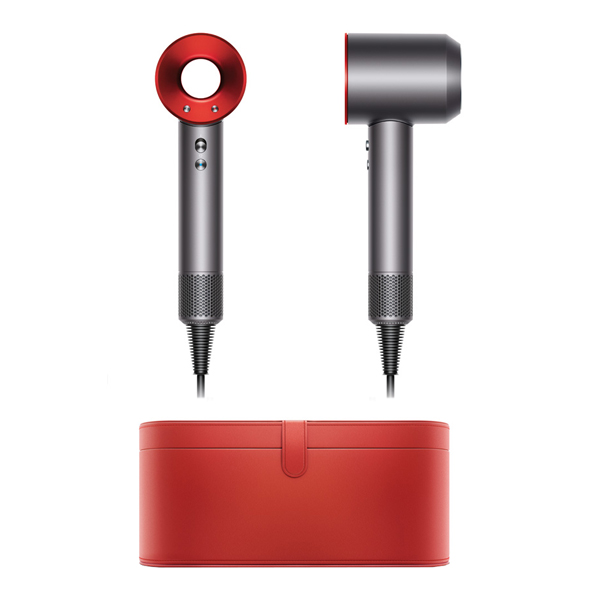 Фен Dyson Supersonic красный в красном чехле