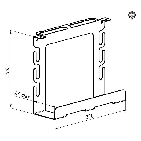 Держатель EMBODIMENT органайзер&nbsp;для&nbsp;сетевого&nbsp;фильтра УТ000032346
