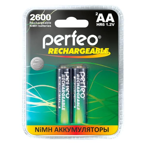 Аккумулятор Perfeo AA 2600 мАч 2 шт.