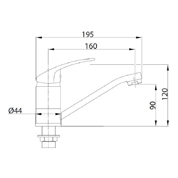 Смеситель Juguni Perseus (0402.709)