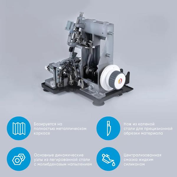 Оверлок Effektiv Triumphator 1700Х зеленый