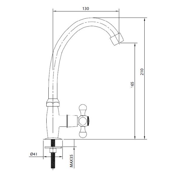 Смеситель Istok life 0402.728