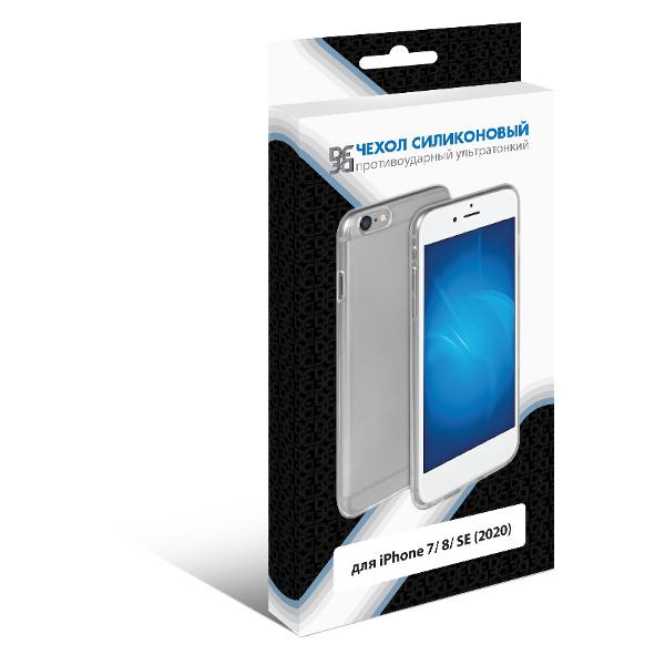 Чехол DF для Apple iPhone 8/SE(2020)/SE(2022) iCase-06 прозрачный