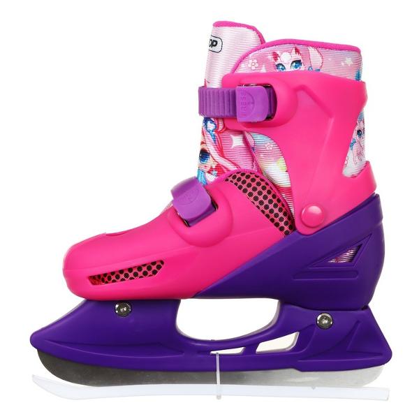 Коньки роликовые ONLITOP ледовые 223Y с роликовой платформой, размер 30-33