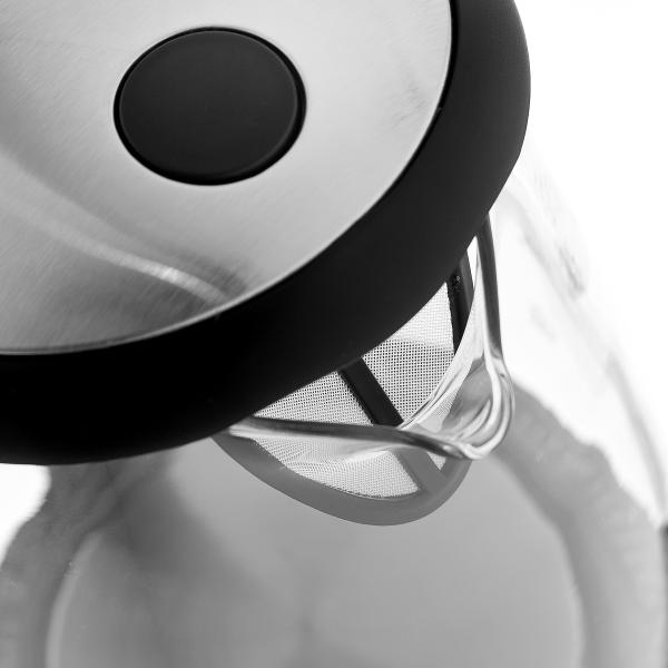 Электрочайник FIRST FA-5405-8 серебристый/черный