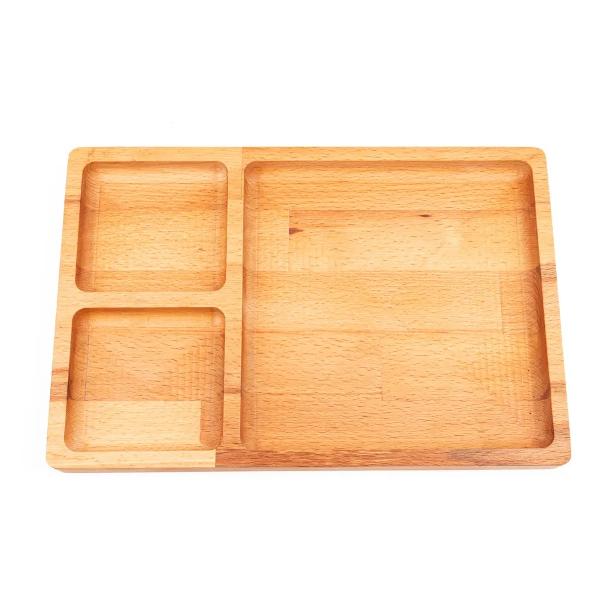 Менажница ДТРД 30х20х2см 3секц.МБП3