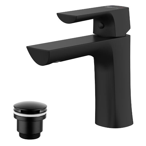 Смеситель Lemark LM7206BL Ursus PVD (для раковины)