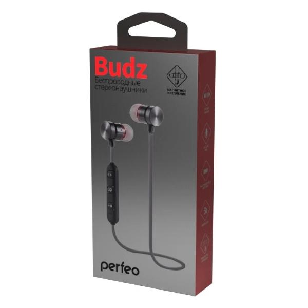 Наушники внутриканальные Bluetooth Perfeo BUDZ Black (PF_A4344)