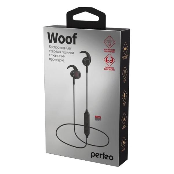 Наушники внутриканальные Bluetooth Perfeo WOOF Black (PF_A4904)