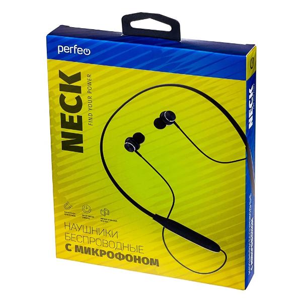 Наушники внутриканальные Bluetooth Perfeo NECK Black (PF_C3176)