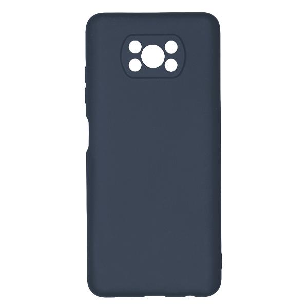 Чехол Pero для Xiaomi POCO X3 синий