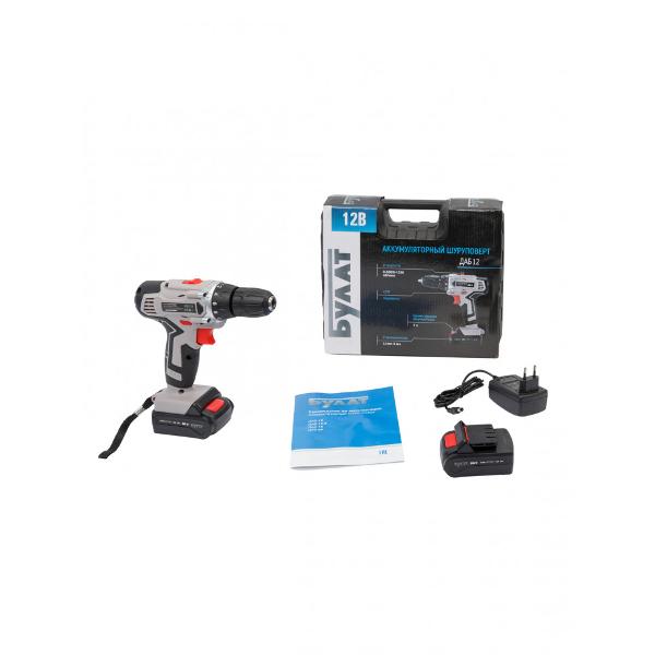 Шуруповерт аккумуляторный Булат ДАБ 12