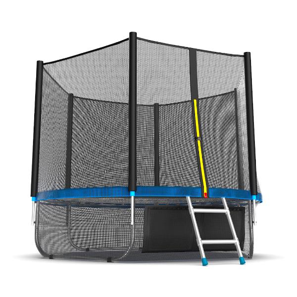 Батут каркасный Evo Jump External 8ft blue + нижняя сеть