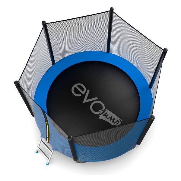 Батут каркасный Evo Jump External 8ft blue + нижняя сеть