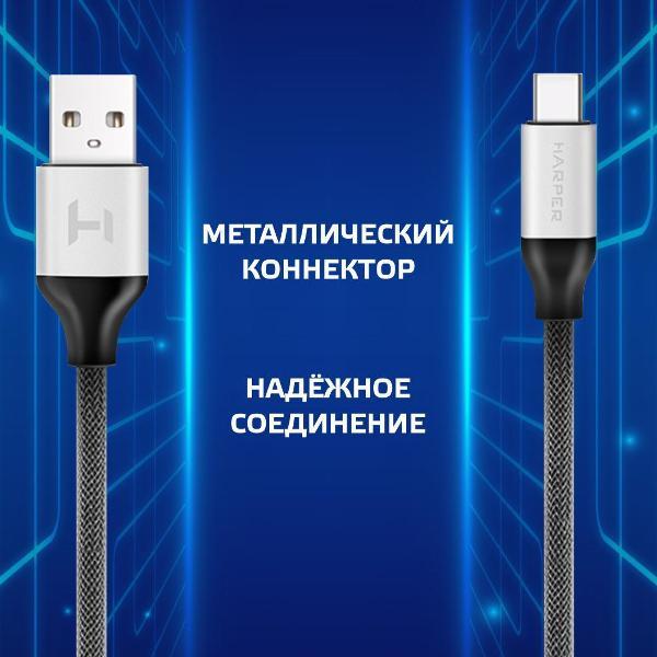 Кабель Harper BRCH-710 серебристый