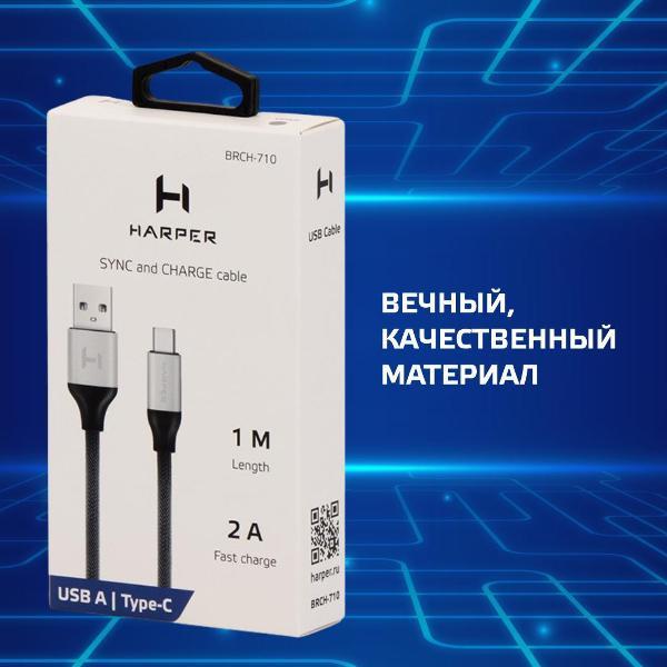 Кабель Harper BRCH-710 серебристый