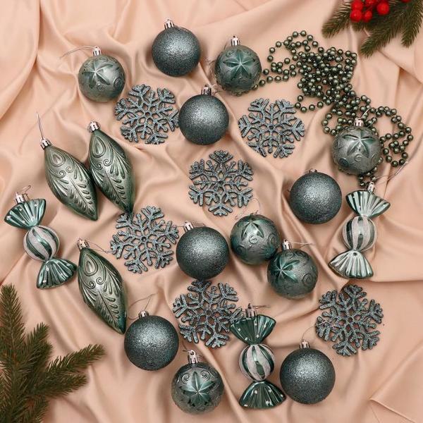 Набор елочных украшений Зимнее волшебство Чудесный день 6536973