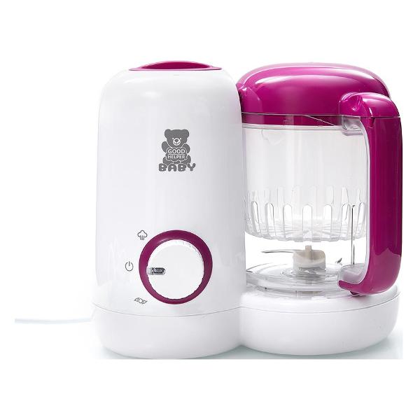 Блендер-пароварка Goodhelper KBS-8131 белый/розовый