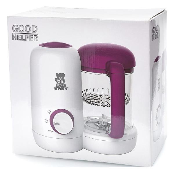 Блендер-пароварка Goodhelper KBS-8131 белый/розовый