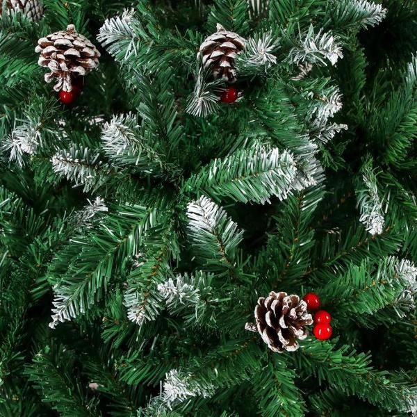 Новогодняя елка Зимнее волшебство Иней с ягодками 540648