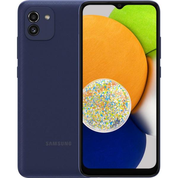 Смартфон Samsung Galaxy A03 4/64Gb синий