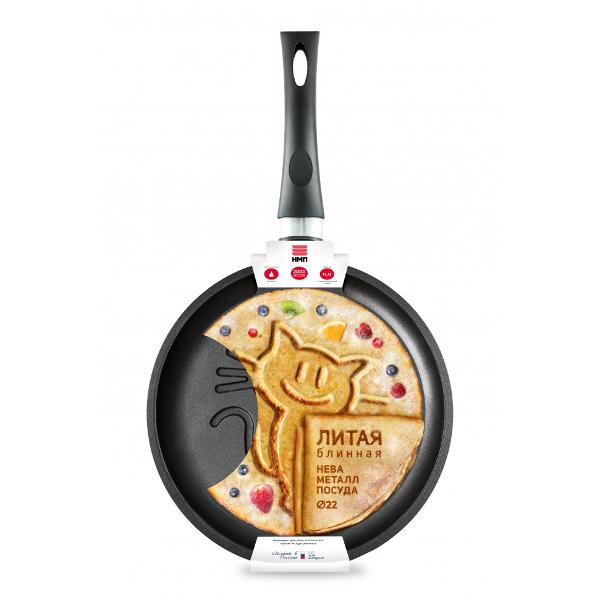 Сковорода блинная Нева Металл Посуда 6222кт