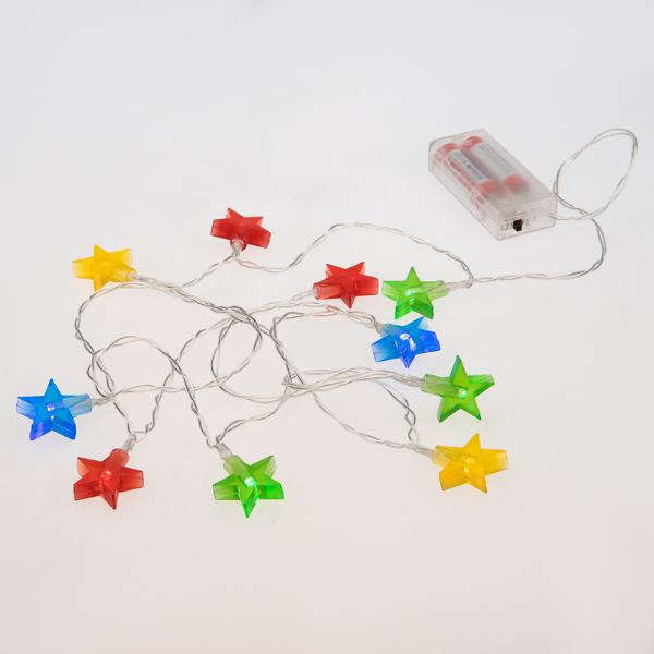 Елочное украшение, новогоднее украшение NEON-NIGHT Звездочки 1.5 м (303-090)