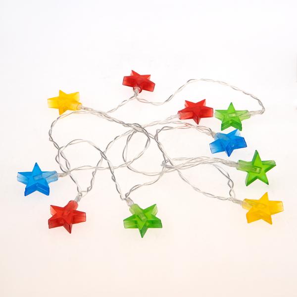 Елочное украшение, новогоднее украшение NEON-NIGHT Звездочки 1.5 м (303-090)