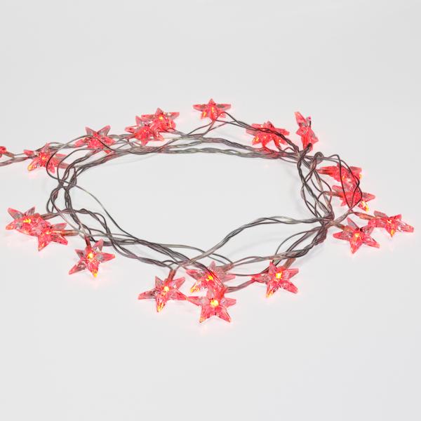 Елочное украшение, новогоднее украшение NEON-NIGHT Звездочки 2.8 м (303-034)