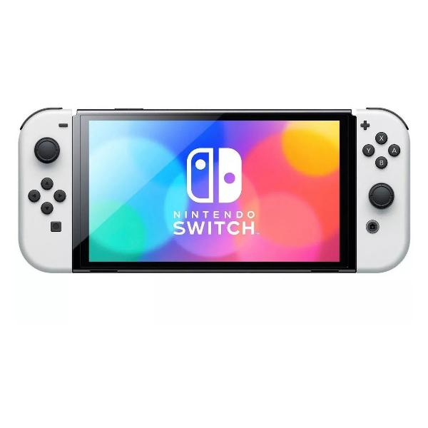 Игровая консоль Nintendo Switch OLED White фото