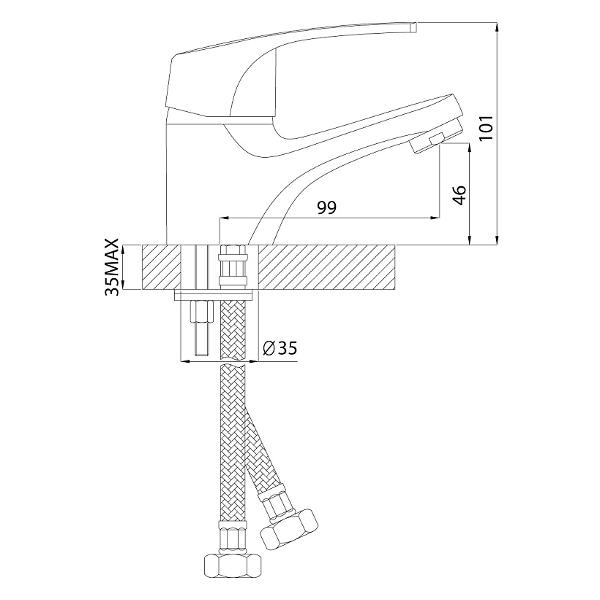 Смеситель Rossinka D40-11