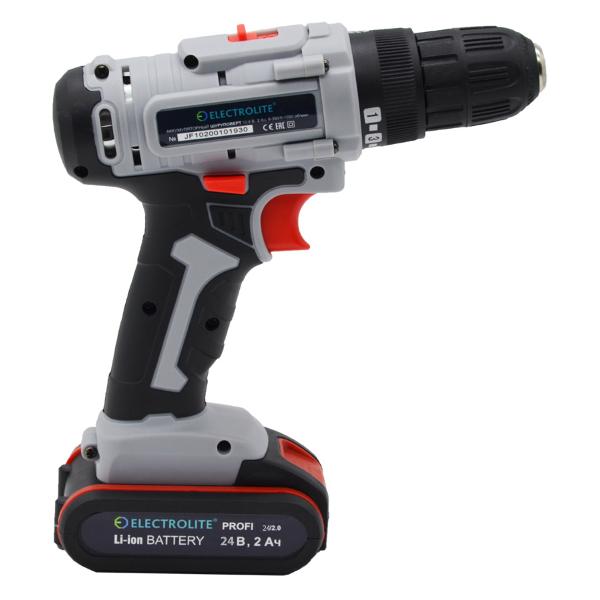 Шуруповерт аккумуляторный ELECTROLITE&nbsp; PROFI 24/2.0