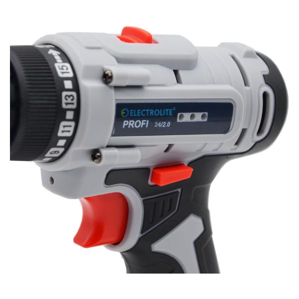Шуруповерт аккумуляторный ELECTROLITE&nbsp; PROFI 24/2.0