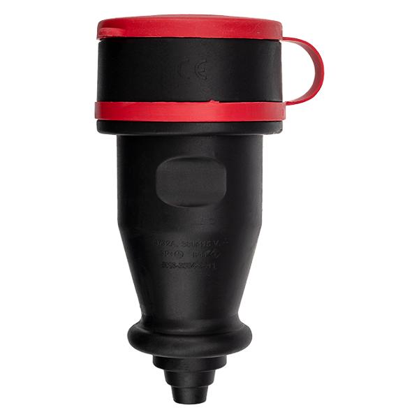 Силовой разъем Rexant 3Р+РЕ 32А IP44 каучук (111-012)