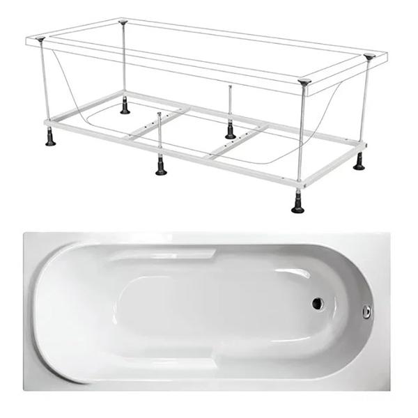 Ванна акриловая BERGES Lumbo 170X75см (050006)