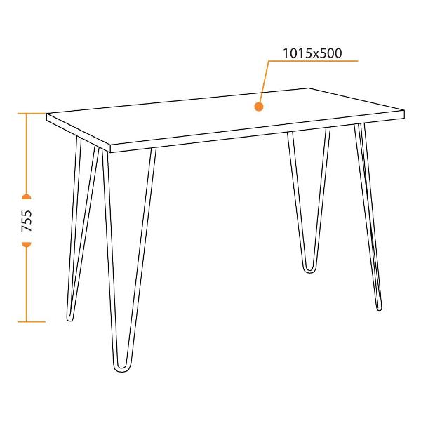 Стол компьютерный Tetchair WD-06 дуб