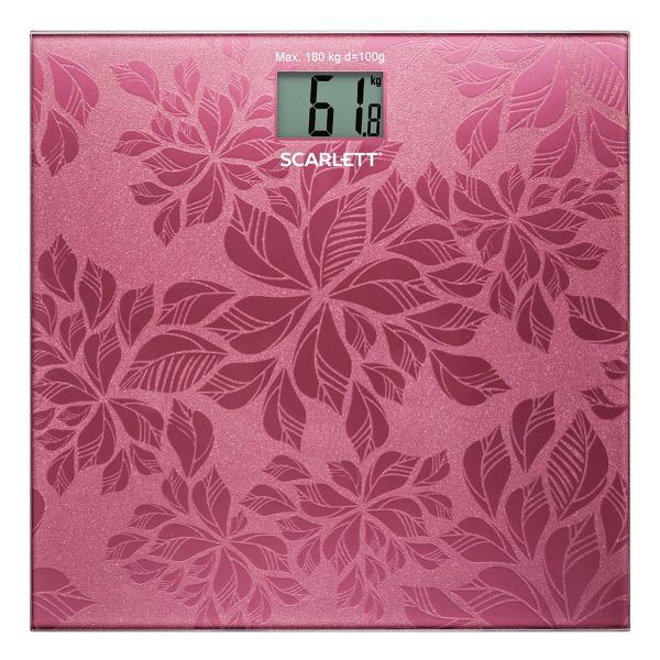 Весы напольные Scarlett SC-217 pink