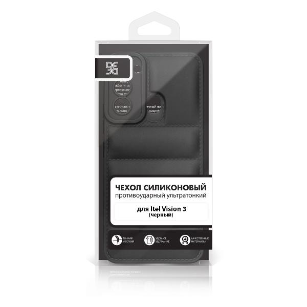 Чехол DF для Itel Vision 3 itJacket-02 черный
