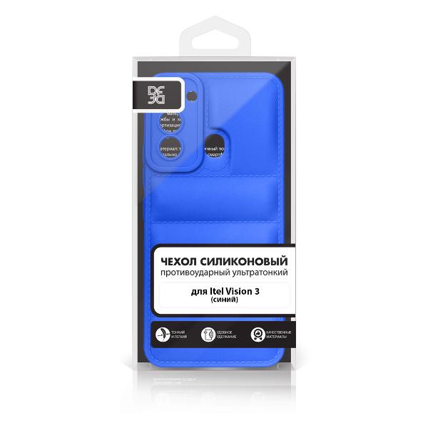 Чехол DF для Itel Vision 3 itJacket-02 синий