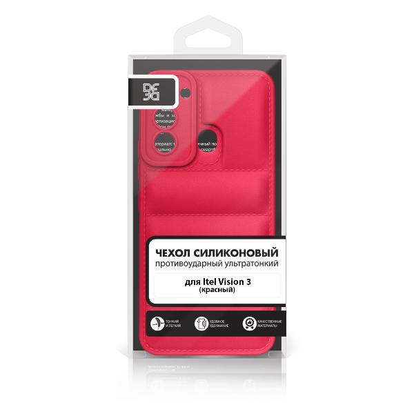 Чехол DF для Itel Vision 3 itJacket-02 красный