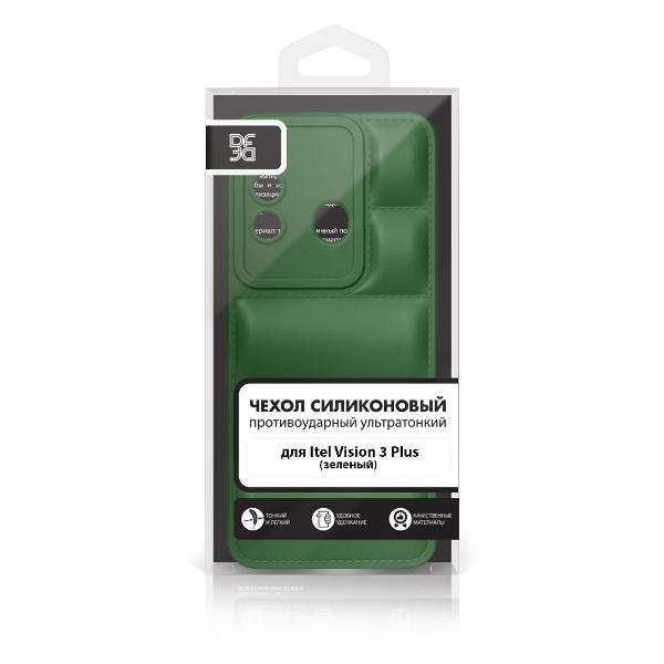 Чехол DF для Itel Vision 3 Plus itJacket-01 зеленый