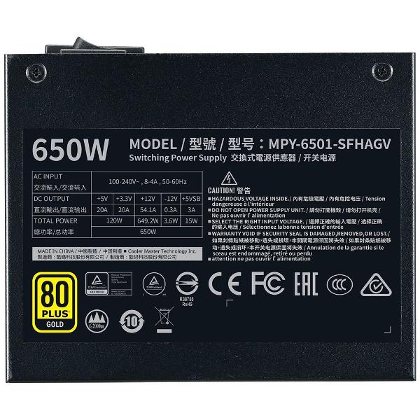 Блок питания Cooler Master V650 Gold SFX