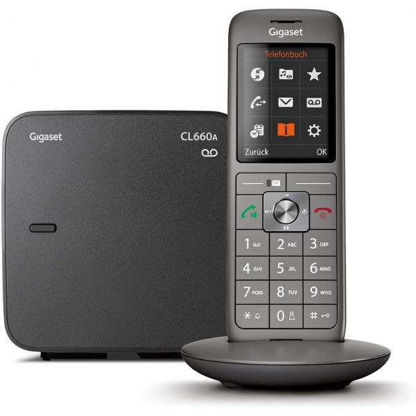 Телефон DECT Gigaset CL660A Anthracite (S30852-H2824-S321) фото