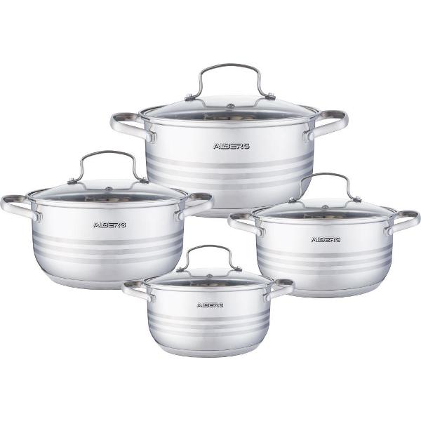 Набор кастрюль ALBERG AL-2008 фото