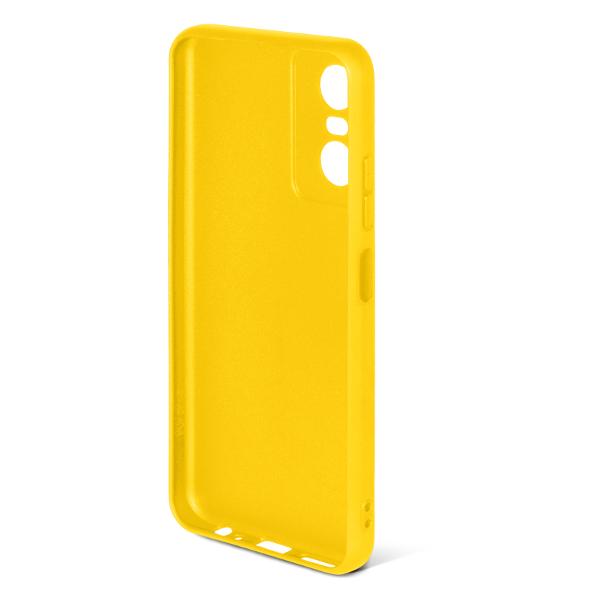 Чехол DF для Tecno Pop 6 Pro желтый