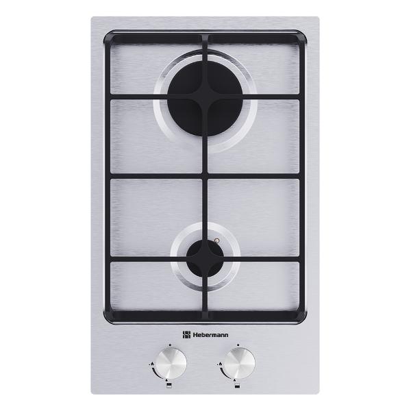 Встраиваемая газовая панель независимая Hebermann HBGS 302.1 X