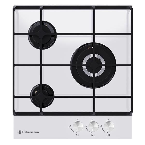 Встраиваемая газовая панель независимая Hebermann HBGG 453.1 W