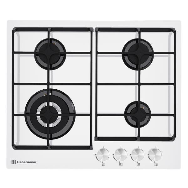 Встраиваемая газовая панель независимая Hebermann HBGG 604.1 W