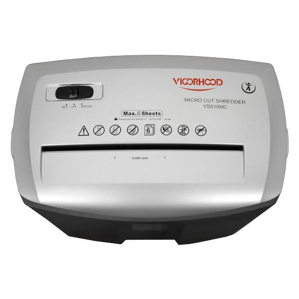 Уничтожитель документов Vigorhood VS610MC, P4 ,частица 3,0х10мм,6 листов, 15 литров